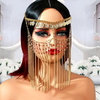 Golden Rhinestone Chain Tassel Surface Chain Curtain Head Chain