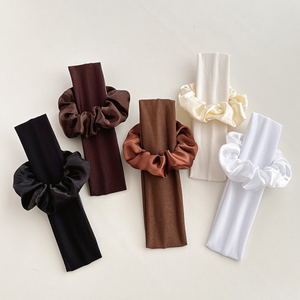 Spring And Summer New Solid Color Minimalist Headband Set Sports Yoga Headband