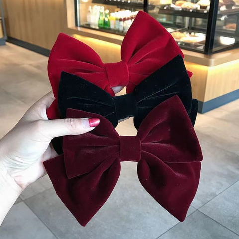 Elvet Big Bow Hair Clip for Women, Korean INS Style Fashion Hair Barrette