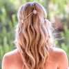 Fashionable And Elegant Multi-layered Rhinestone Tassels Head Chain