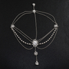 Retro Diamond-encrusted Flowers Hair Jewelry