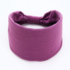 Solid Color Wide Edge Knotted Cashew Print Headband with African Style