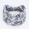 Ladies' elastic wide edge leopard print headband