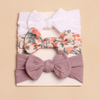 3Pcs Spring Summer Cute Bow Headbands for Baby Girls, Soft Infant Hairbands Set