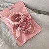 Summer Candy Color Telephone Wire Hair Ties, High Elastic Simple Hair Rings for Women