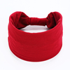 Solid Color Wide Edge Knotted Cashew Print Headband with African Style