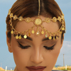 Hollowed-out Diamond-encrusted Crystal Geometric Round Tassel Head Chain