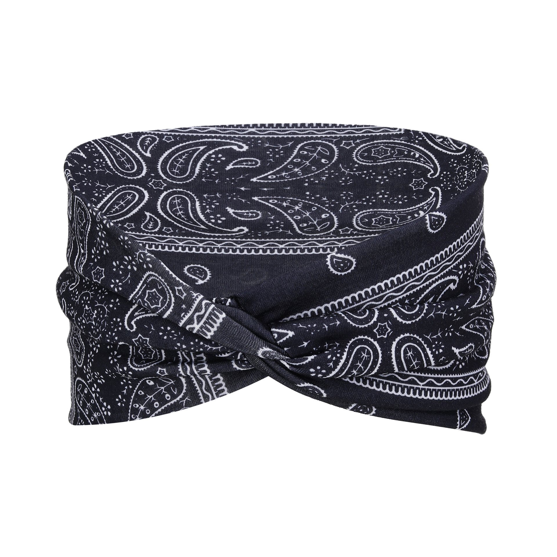 Wide brimmed women's elastic sports headband
