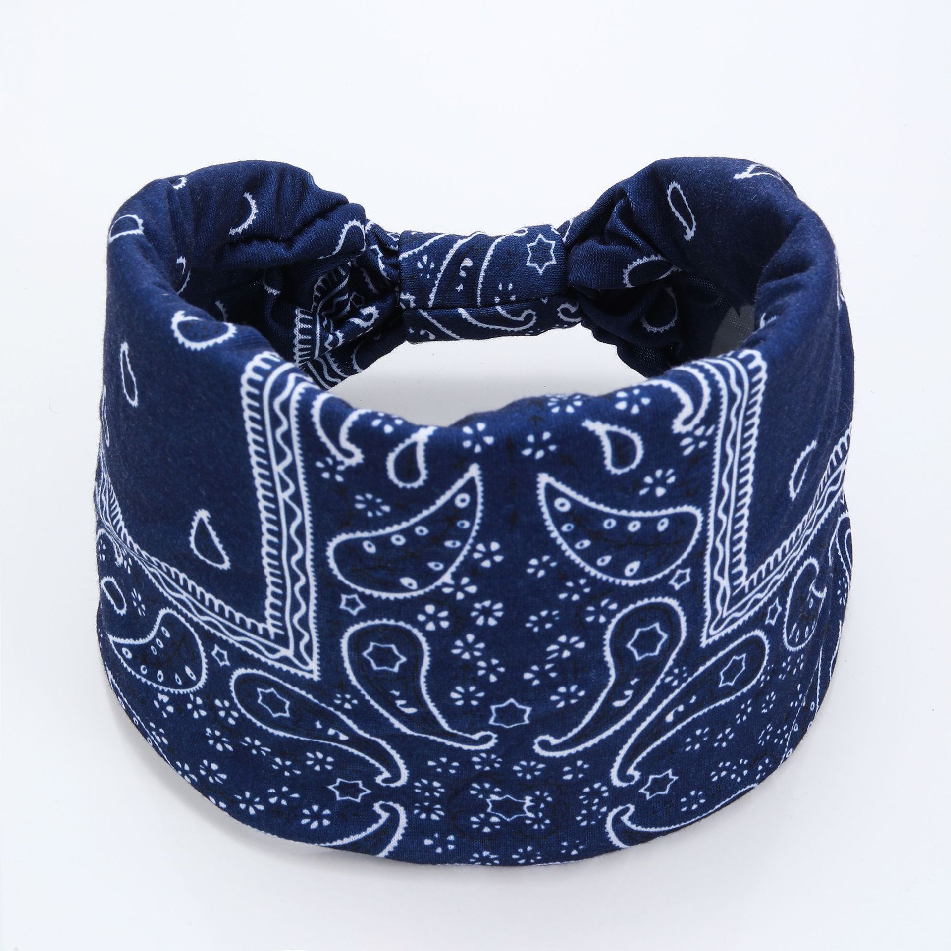 Bohemian Wide Sport Sweatproof Cashew Print Headband for Women