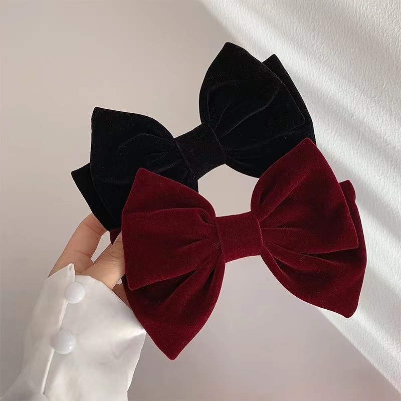 Elvet Big Bow Hair Clip for Women, Korean INS Style Fashion Hair Barrette
