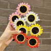 Trendy Cute Kids Colorful Sunflower Frame Sun Glasses Sun Shades UV400 Beach Lovely Custom Logo Sunglasses for Girls Party
