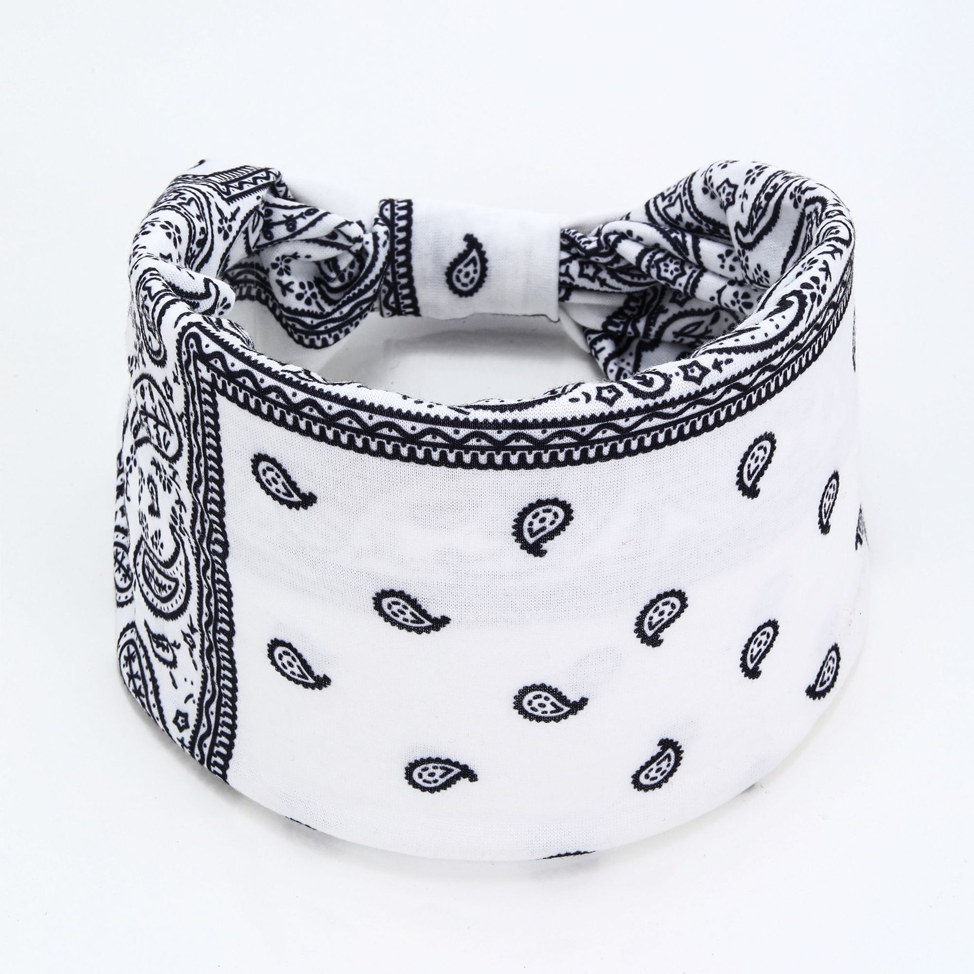 Bohemian Wide Sport Sweatproof Cashew Print Headband for Women