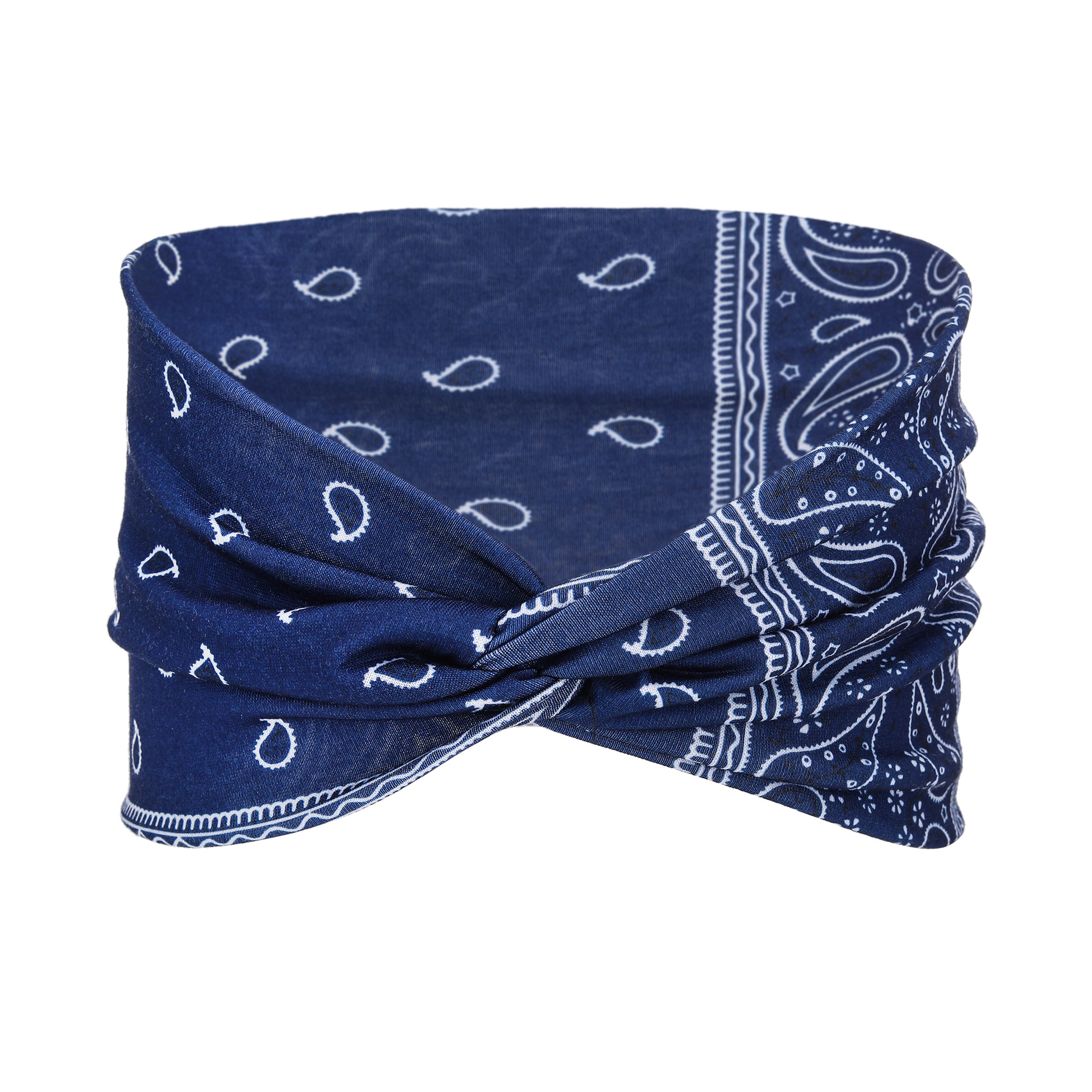 Wide brimmed women's elastic sports headband
