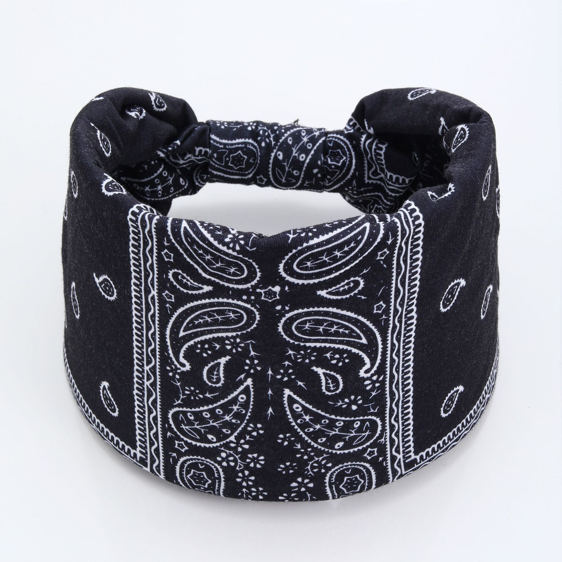 Bohemian Wide Sport Sweatproof Cashew Print Headband for Women