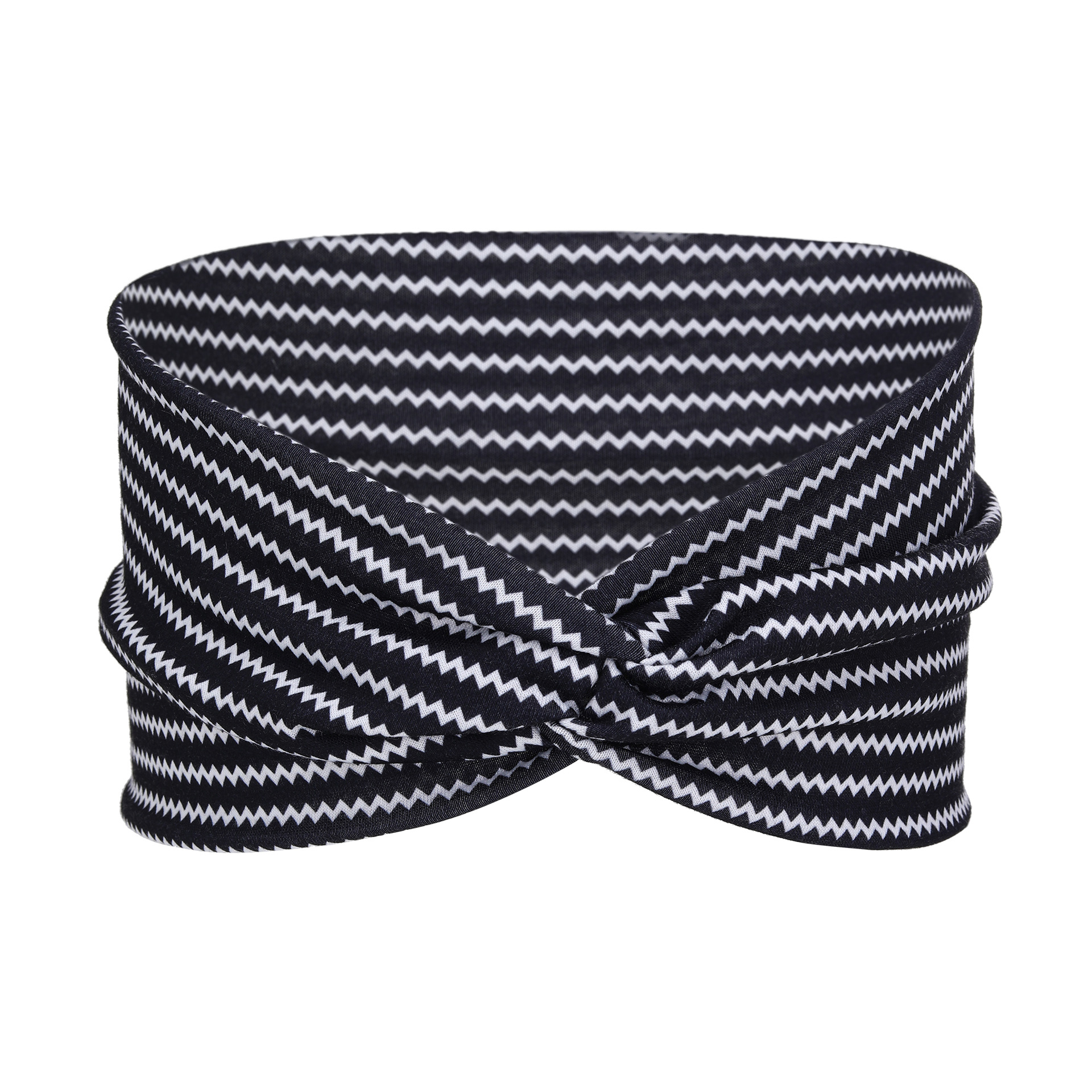Wide brimmed women's elastic sports headband