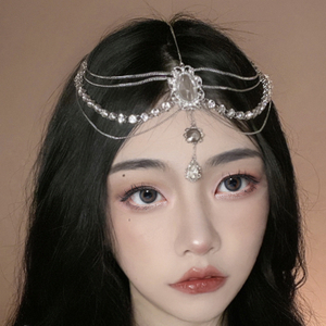 Retro Diamond-encrusted Flowers Hair Jewelry