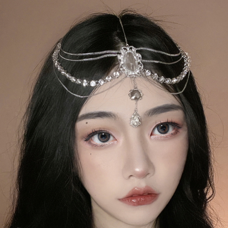 Retro Diamond-encrusted Flowers Hair Jewelry