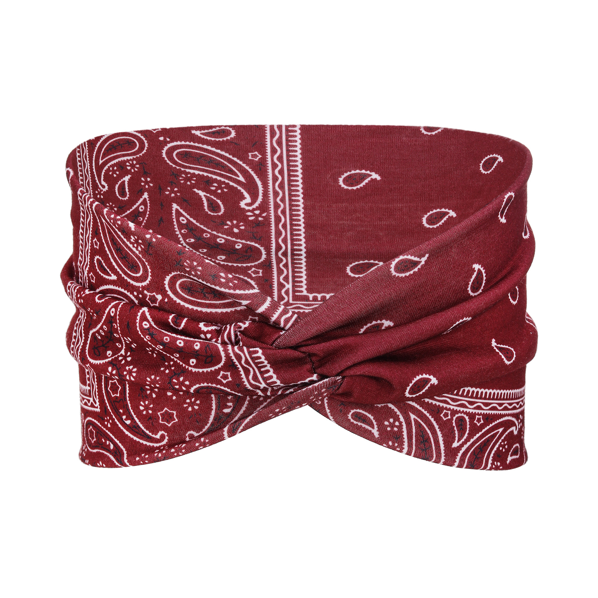 Wide brimmed women's elastic sports headband