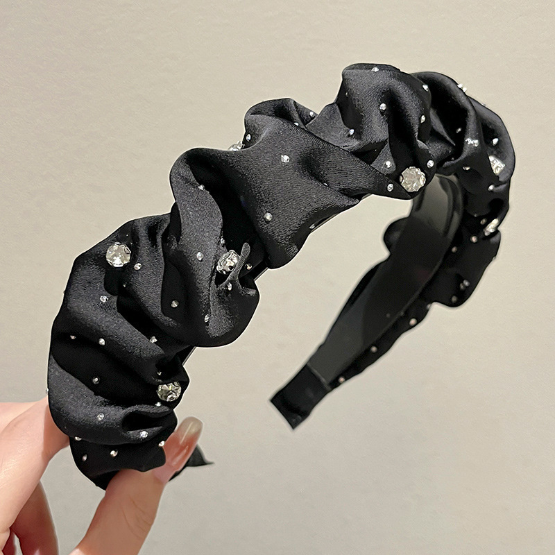 Rhinestone French Vintage High Top Headband for Women
