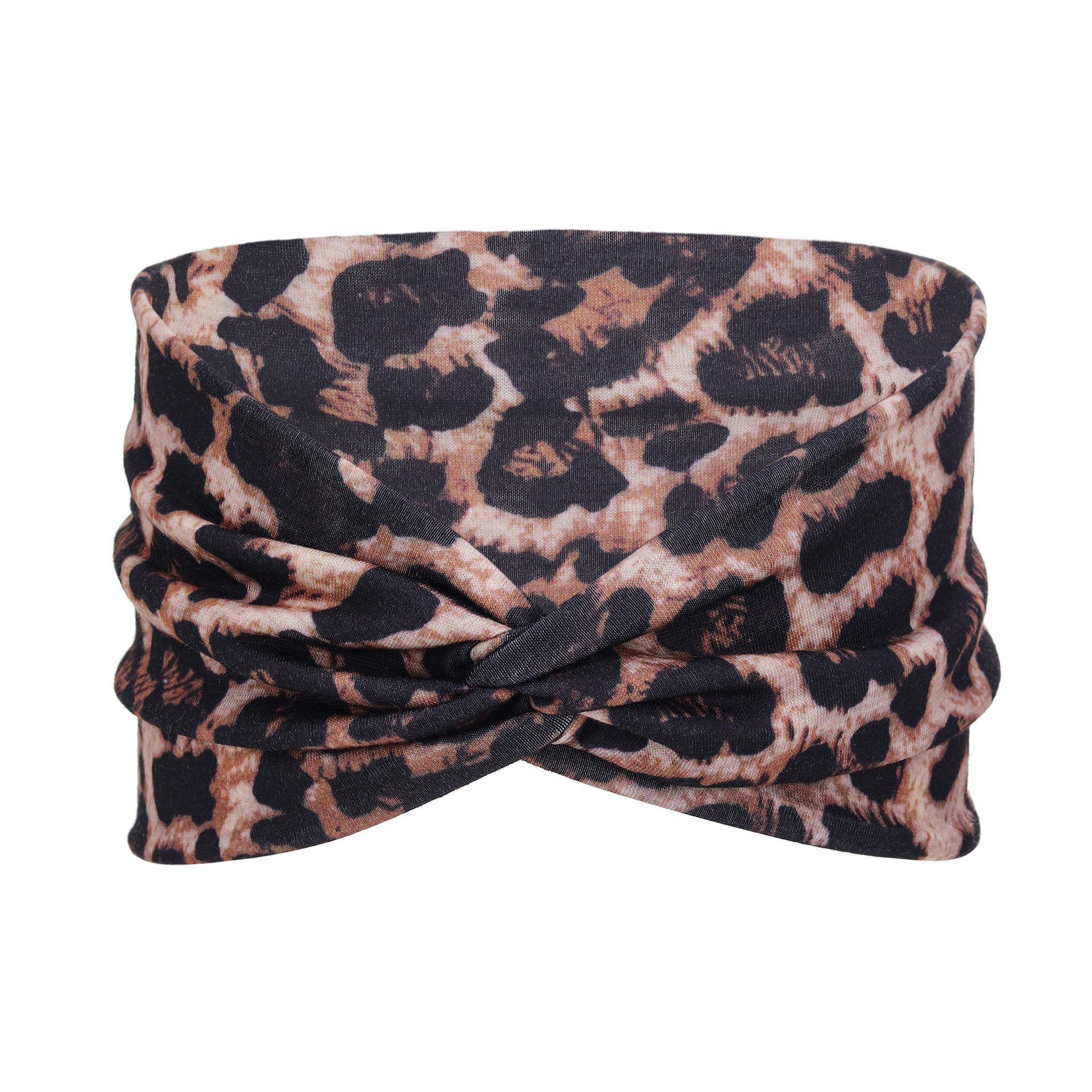 Wide brimmed women's elastic sports headband