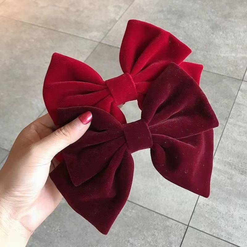 Elvet Big Bow Hair Clip for Women, Korean INS Style Fashion Hair Barrette
