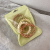 Summer Candy Color Telephone Wire Hair Ties, High Elastic Simple Hair Rings for Women