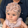 Cute Printed Baby Turban Hat with 4 Beads, Cartoon Infant Cap for Toddlers