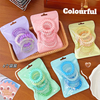 Summer Candy Color Telephone Wire Hair Ties, High Elastic Simple Hair Rings for Women