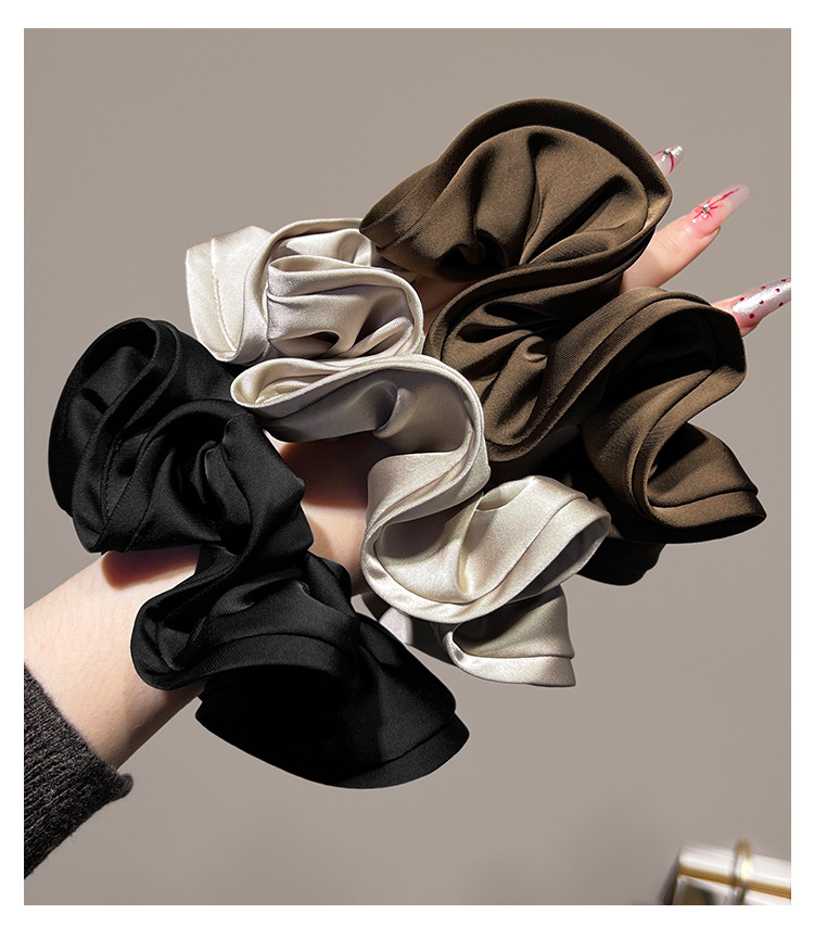 Luxury Satin Scrunchies for Women
