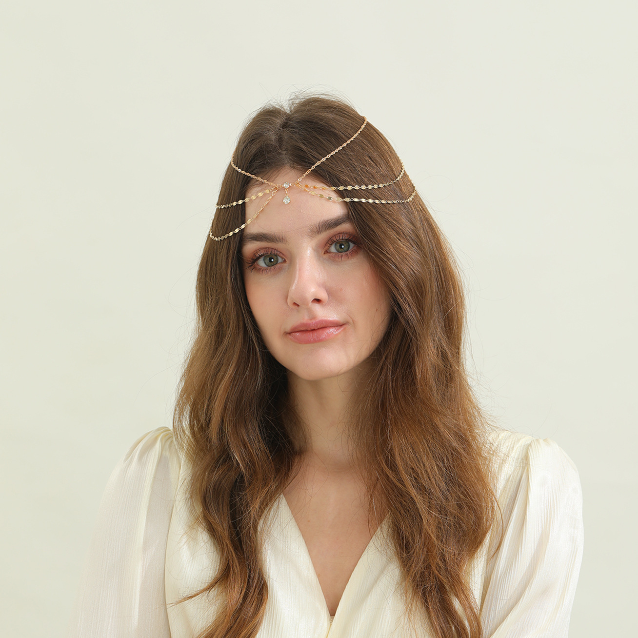Vintage Boho Tassel Forehead Chain