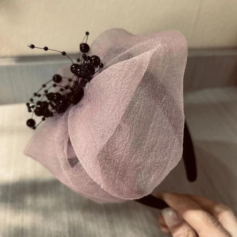 Fashion Mesh Hat Headband