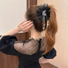 Spring/Summer Versatile Tassel Flower Shark Hair Clip