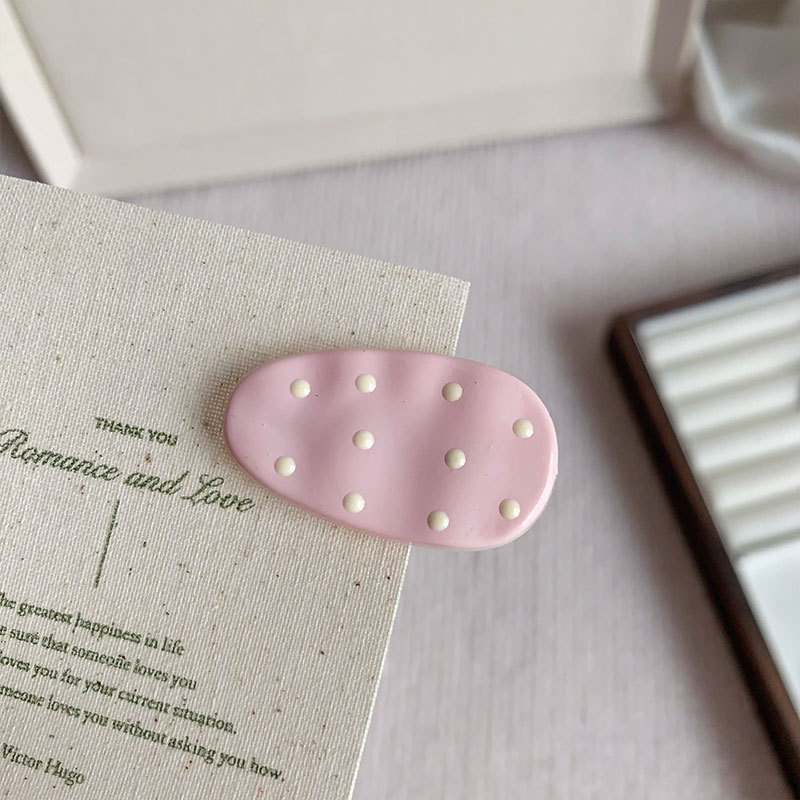 Cute Polka Dot BB Hair Clips