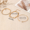 Love Heart Diamond Bracelet Jewelry Set for Women