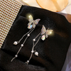 Fairy Sweet Butterfly Tassel Earrings for Women