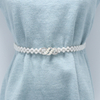 New Fashion Pearl Rhinestone Flower Waist Chain for Women
