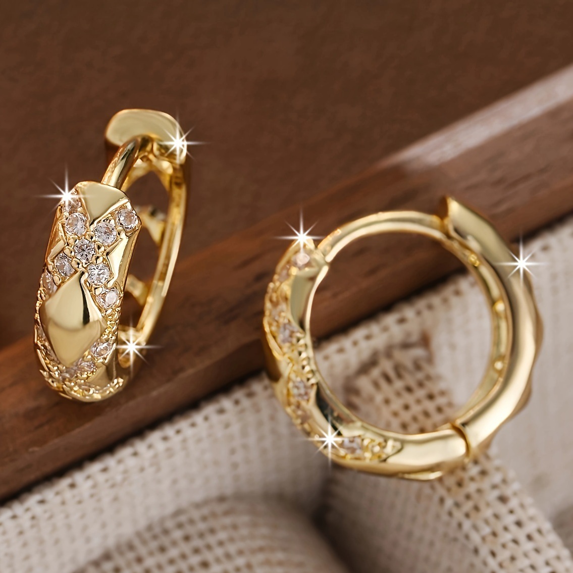 Vintage Cross Hoop Hollow-out Earrings