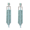 Cross-Border Long Geometric Tassel Earrings for Women