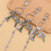 Multi-Layer Cross Sword Charm Pant Chain - Punk Gothic Streetwear Accessory