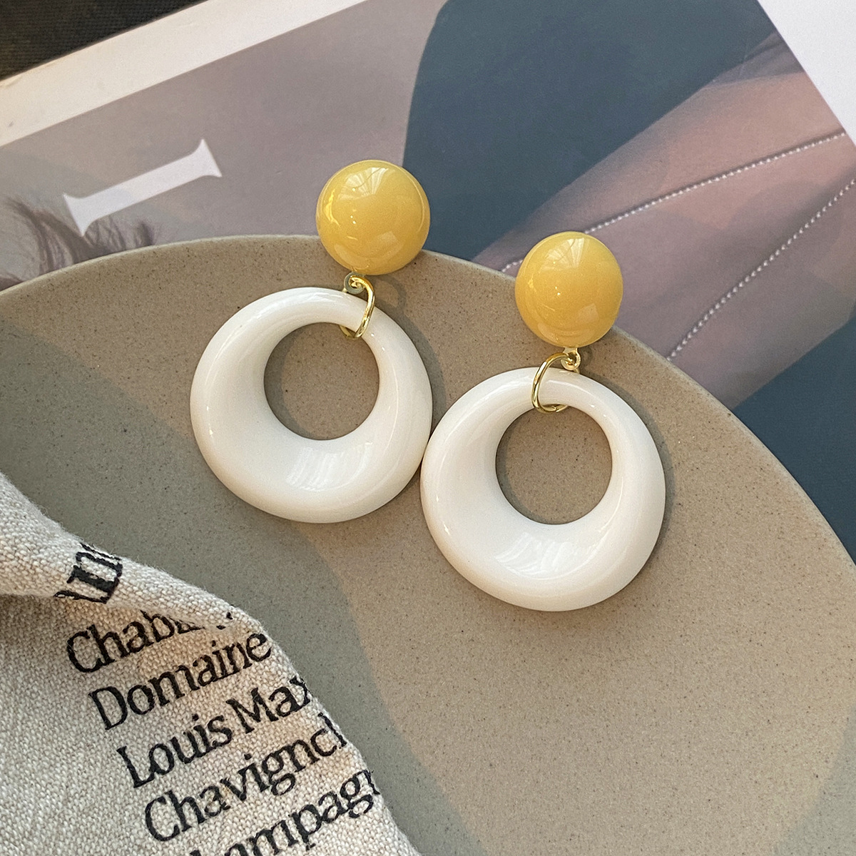 Dopamine Colorful Hoop Earrings