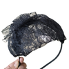 Vintage Polka Dot Lace Bow Beret Headband Wholesale