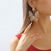 Vintage Palace Hollow Butterfly Earrings