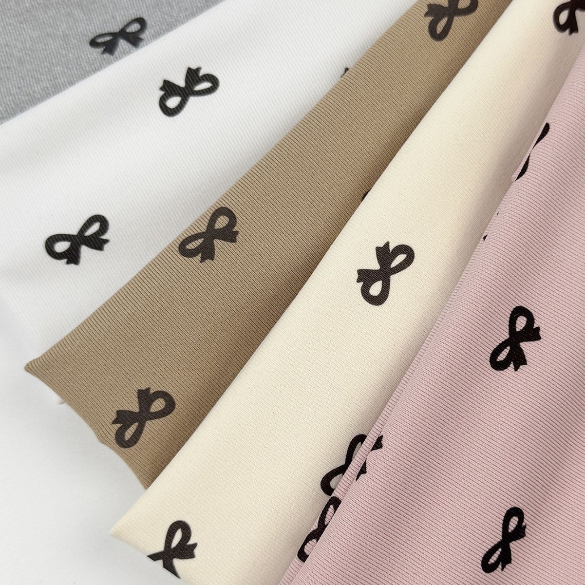 Daily Versatile Bow-print Elastic Hair Band