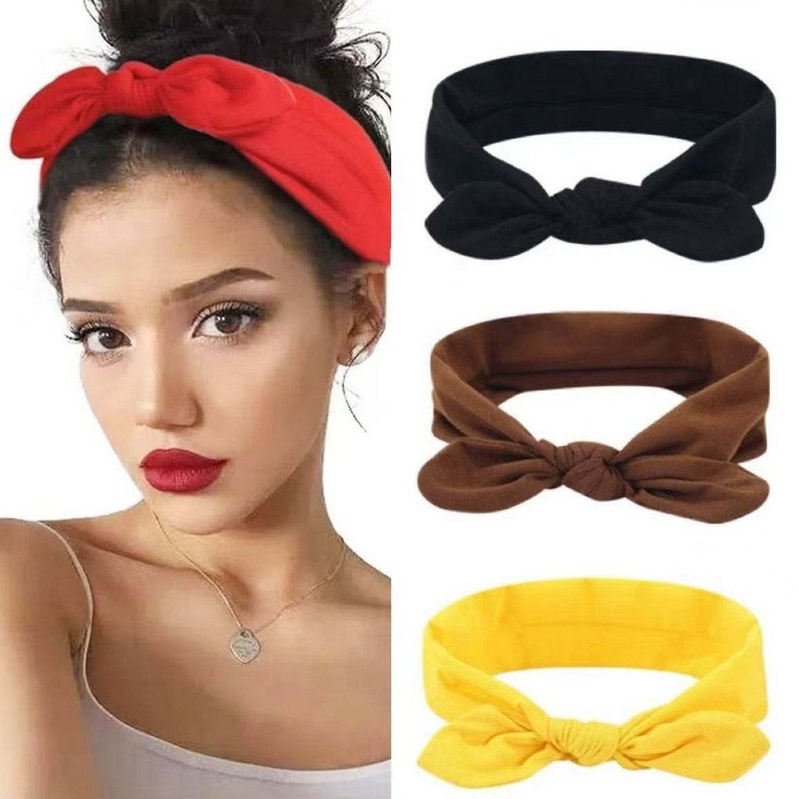 Rabbit Ears Elastic Sweat-absorbing Yoga Headband