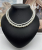 Double Layer Gradient Pearl Choker Necklace | Elegant Bridal Jewelry