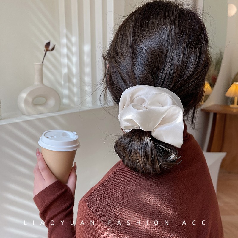 Satin Scrunchie Elegant Hair Tie