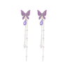 Fairy Sweet Butterfly Tassel Earrings for Women