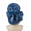 Leopard Print Cross Elastic Turban Cap