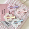 Cute Flower Shaped Acrylic Hair Clips for Women Girls