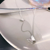 Dainty Layered Butterfly Necklace for Women Butterfly Pendant Choker Delicate Jewelry Gift for Her
